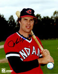AUTOGRAPHED JOHN GRUBB 8X10 Cleveland Indians Photo