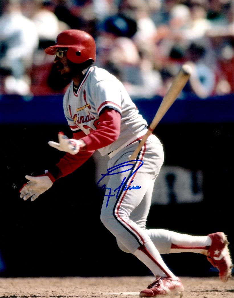 AUTOGRAPHED TONY PENA 8X10 St. Louis Cardinals photo