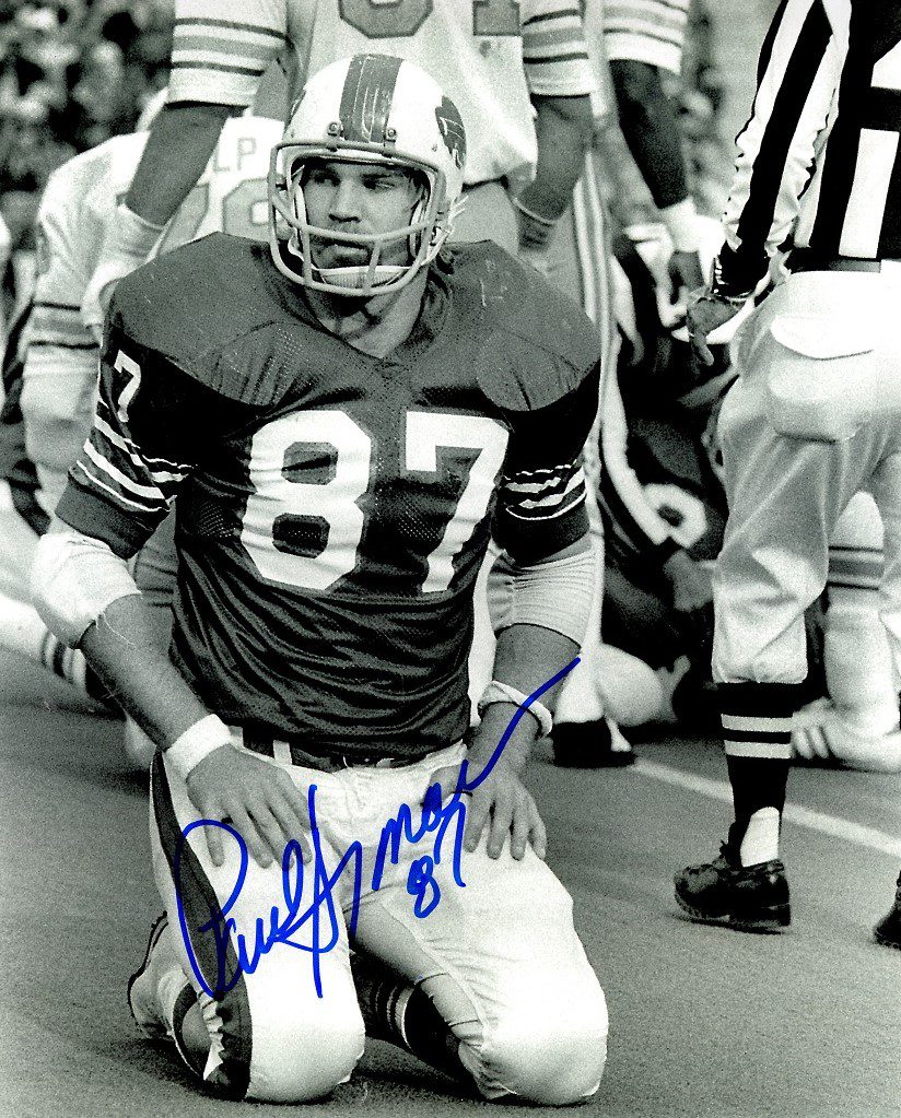 Autographed PAUL SEYMOUR 8X10 Buffalo Bills Photo