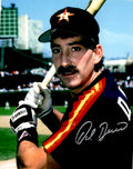 AUTOGRAPHED DALE BERRA 8X10 Houston Astros Photo