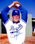 AUTOGRAPHED JIM ROOKER 8X10 photo KC Royals