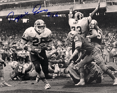 Autographed REGGIE EVANS  photo Washington Redskins