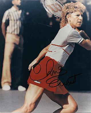 Autographed CHRIS EVERT Photo