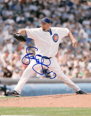 AUTOGRAPHED SCOTT EYRE 8x10 Chicago Cubs Photo