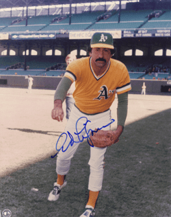 AUTOGRAPHED SIGNED photo ED FIGUEROA Oakland A's