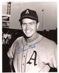 AUTOGRAPHED SIGNED photo ELMER VALO #2 Philadelphia A's