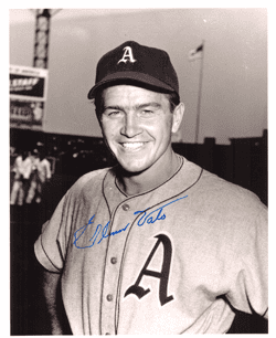 AUTOGRAPHED SIGNED photo ELMER VALO #2 Philadelphia A's