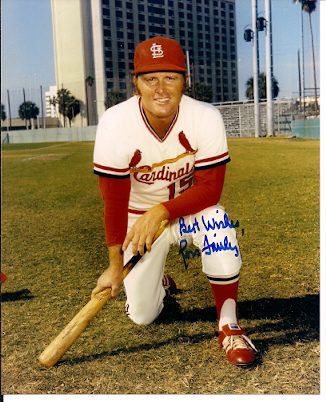 AUTOGRAPHED RON FAIRLY St. Louis Cardinals photo