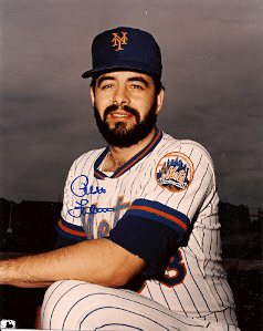 AUTOGRAPHED PETE FALCONE 8x10 New York Mets photo