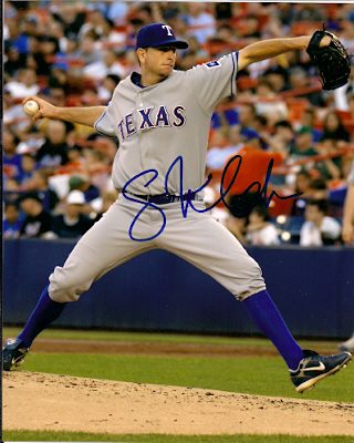 AUTOGRAPHED SIGNED photo SCOTT FELDMAN Texas Rangers