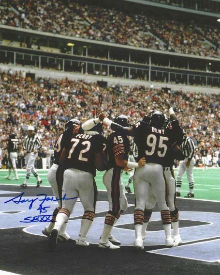 AUTOGRAPHED GARY FENCIK "SB XX" 8x10 Chicago Bears Photo