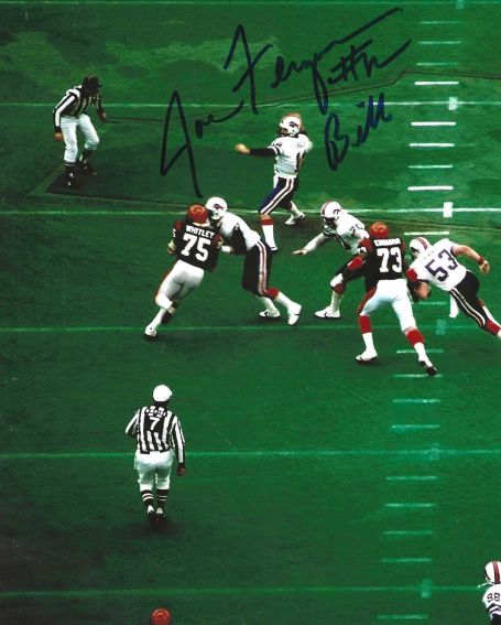 Autographed JOE FERGUSON 8X10 Buffalo Bills Photo