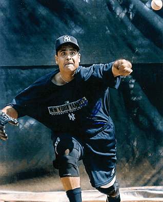 AUTOGRAPHED  photo SID FERNANDEZ New York Yankees