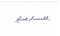 AUTOGRAPHED RICK FERRELL 3x5 Index card