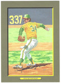 Autographed  ROLLIE FINGERS Oakland A's GREAT MOMENTS Perez Steele Card