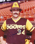 Autographed ROLLIE FINGERS 8X10 San Diego Padres photo