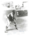 AUTOGRAPHED LESLIE BILL FLEMING 8X10 Chicago Cubs Photo
