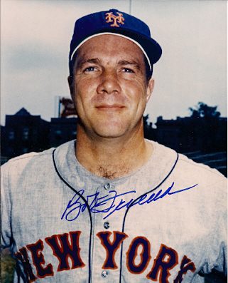 AUTOGRAPHED BOB FRIEND New York Mets photo