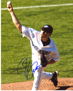 SIGNED photo JASON FRASOR #2 Toronto Blue Jays