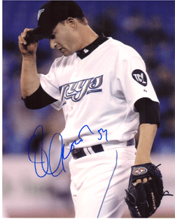 SIGNED photo JASON FRASOR #3 Toronto Blue Jays
