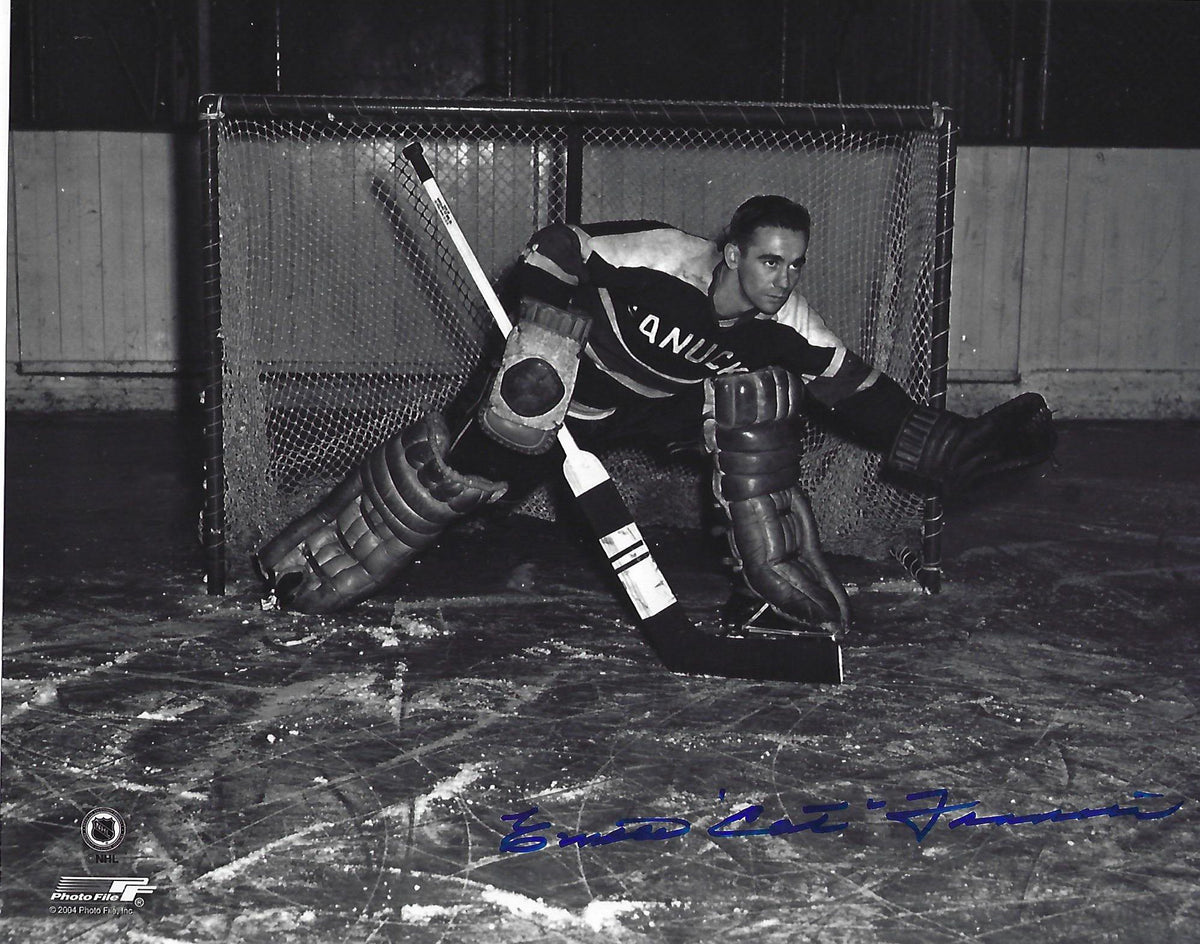 AUTOGRAPHED EMILE FRANCIS HOF 8X10 NY Rangers Photo