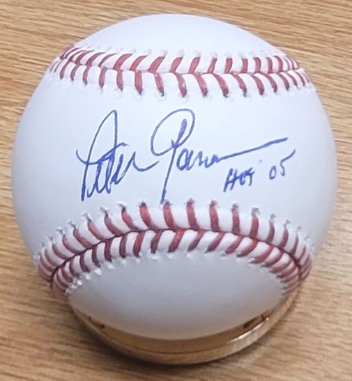 Autographed PETER GAMMONS "HOF 05" Official Major League Baseball