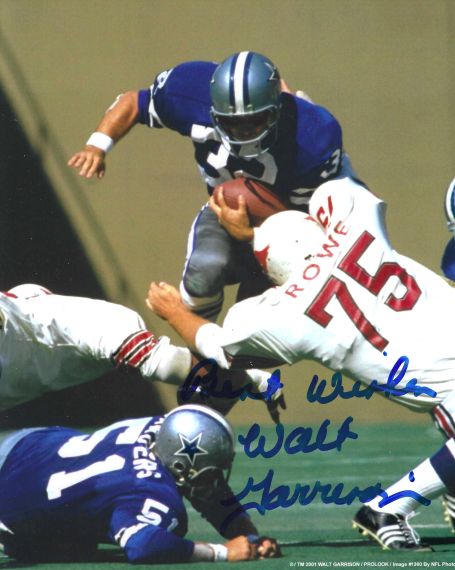 Autographed WALT GARRISON 8x10 Dallas Cowboys Photo