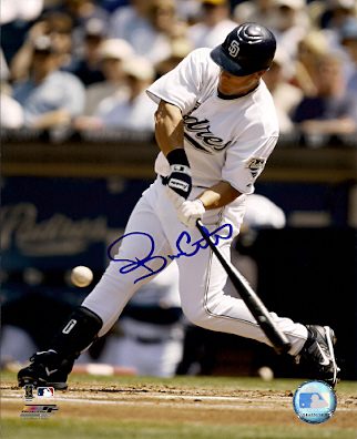 AUTOGRAPHED BRIAN GILES San Diego Padres 8X10 photo