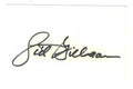 Autographed SID GILLMAN 3x5 INDEX CARD