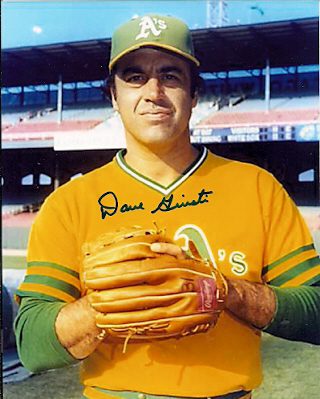 AUTOGRAPHED  photo DAVE GIUSTI Oakland A's