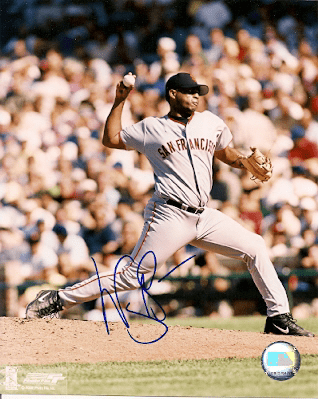 AUTOGRAPHED WAYNE GOMES San Francisco Giants Photo