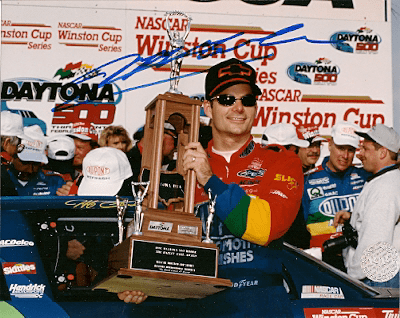 Auotgraphed JEFF GORDON NASCAR Photo