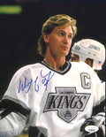 Autographed WAYNE GRETZKY 8X10 Los Angeles Kings Photo JSA