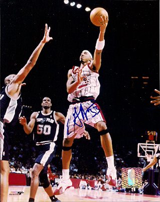 Autographed EDDIE GRIFFIN Houston Rockets Photo