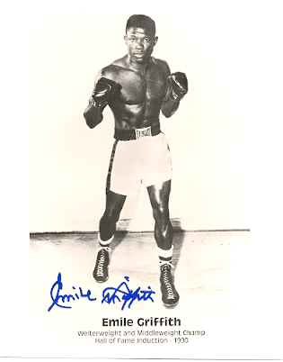 Autographed EMILE GRIFFITH 8x10 photo