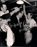 AUTOGRAPHED JERRY GROTE New York Mets photo