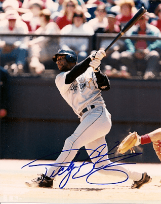 AUTOGRAPHED  photo RICKY GUTIERREZ Houston Astros