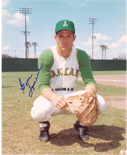 AUTOGRAPHED GENE TENACE 8x10 Oakland A's Photo