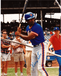 AUTOGRAPHED GEORGE FOSTER 8x10 New York Mets photo