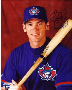 SIGNED photo SHAWN GREEN #3 Toronto Blue Jays