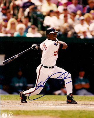 AUTOGRAPHED  photo JEFF HAMMONDS Baltimore Orioles