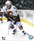 Autographed ROMAN HAMRLIK 8X10 Calgary Flames Photo