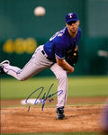 AUTOGRAPHED RICH HARDEN 8X10 Texas Rangers Photo