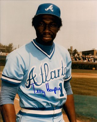 AUTOGRAPHED TERRY HARPER Atlanta  Braves