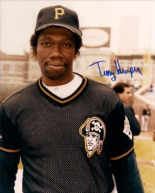 AUTOGRAPHED  photo TERRY HARPER - Pittsburgh Pirates