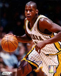 Autographed AL HARRINGTON Indiana Pacers Photo