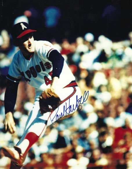 AUTOGRAPHED PAUL HARTZELL 8x10 California Angels Photo