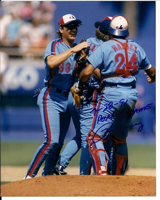 AUTOGRAPHED RON HASSEY 8x10 Montreal Expos Photo