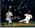 AUTOGRAPHED RON HASSEY 8x10 Oakland A's Photo