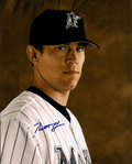 AUTOGRAPHED photo BRETT HAYES  Florida Marlins